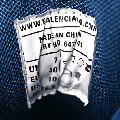 Balenciaga Rubber Mesh Fabric Clear Sole Womens Track Sneakers 40 Dark Navy 7 of 7