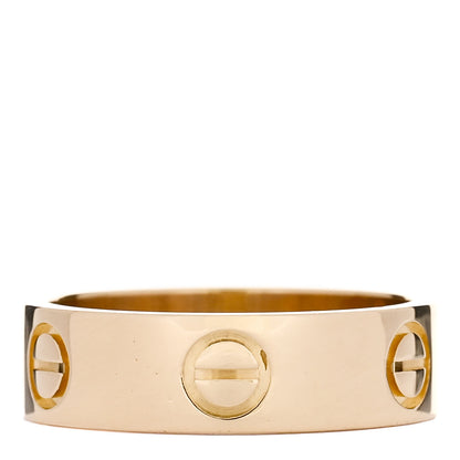 Cartier 18K Yellow Gold 5.5mm LOVE Ring 53 6.5 3 of 5