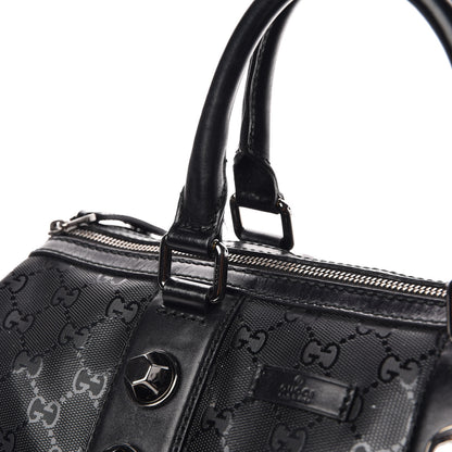 Gucci Imprime Monogram Medium Joy Stud Boston Black 9 of 9