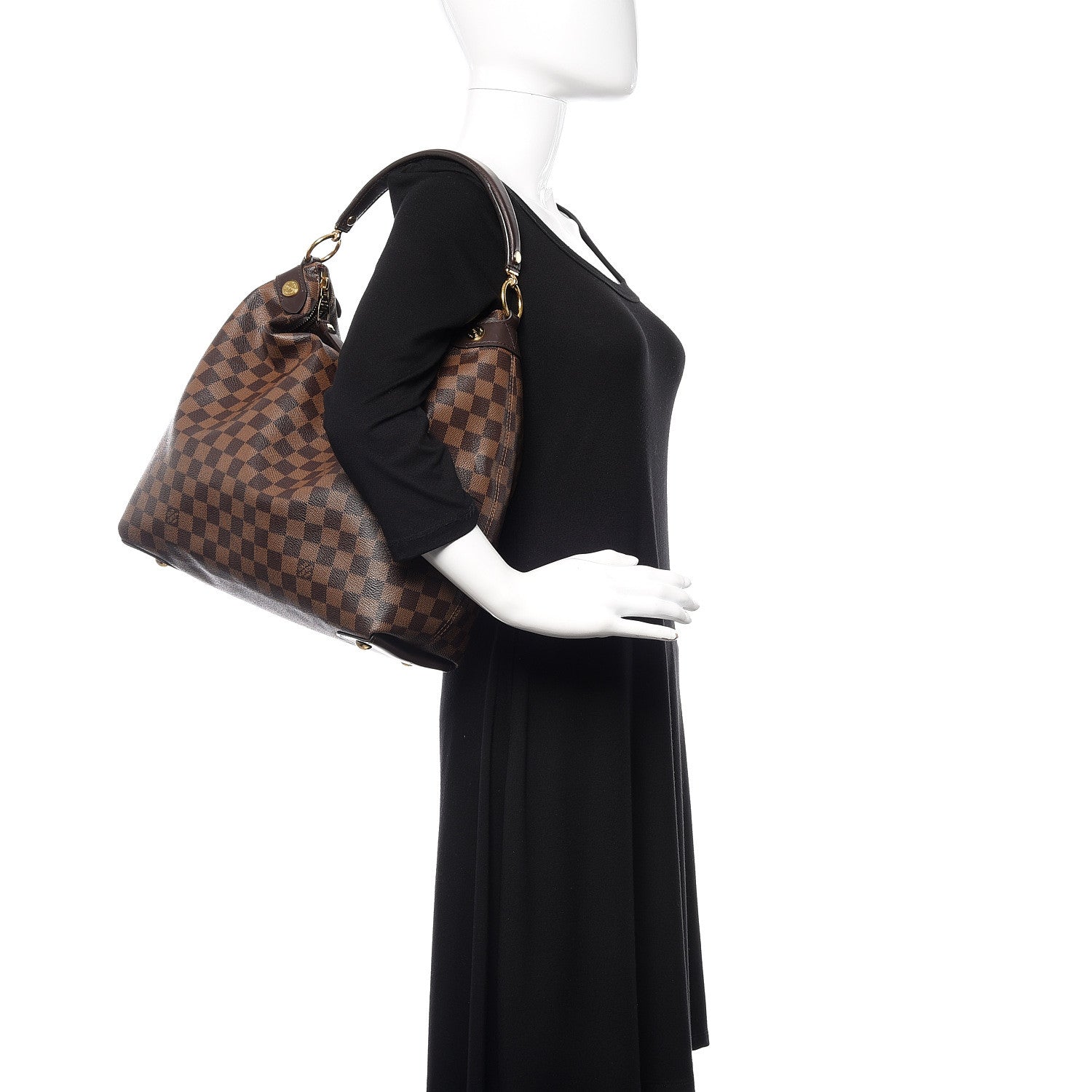 Louis Vuitton Damier Ebene Duomo Hobo 2 of 13