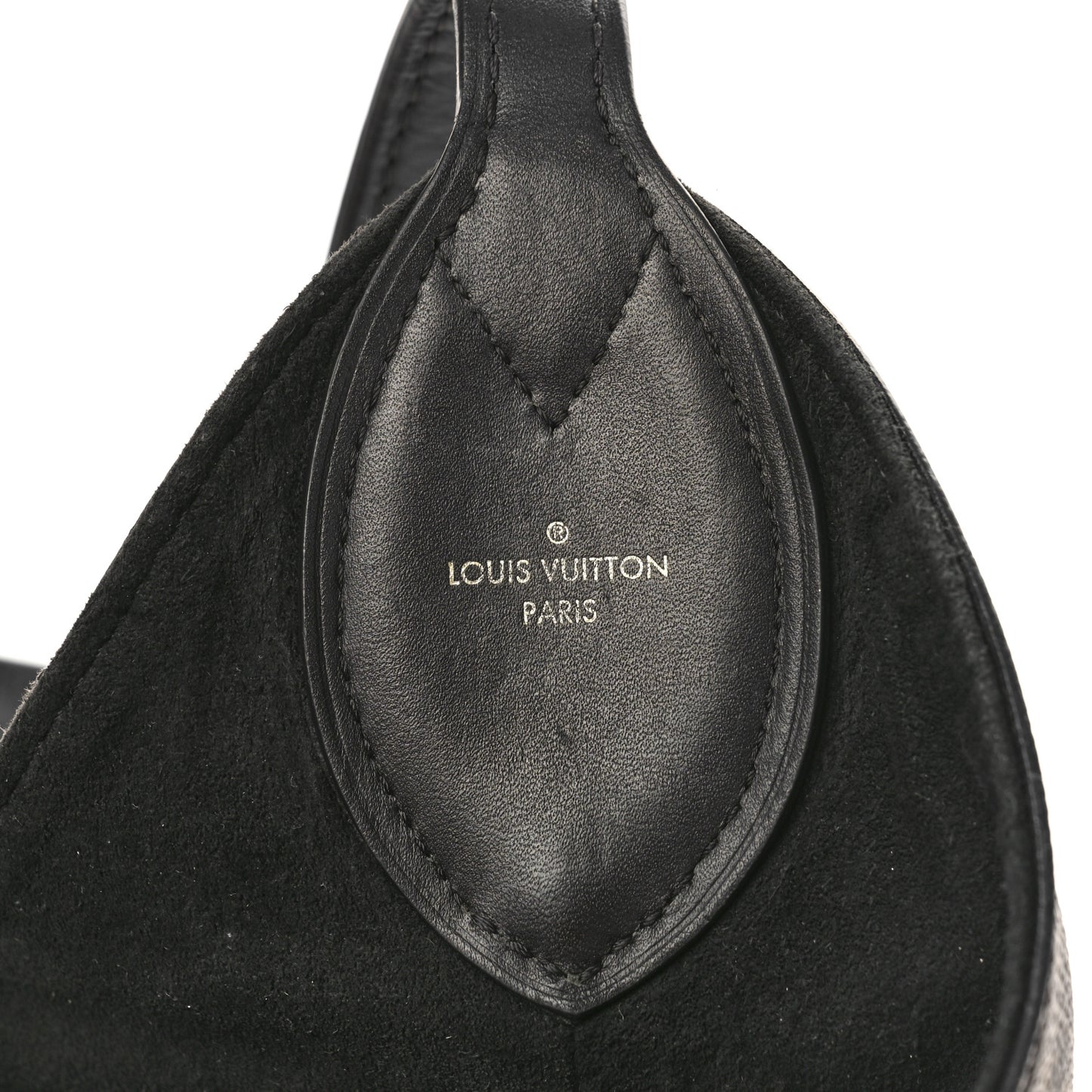 Monogram Flower Hobo Black