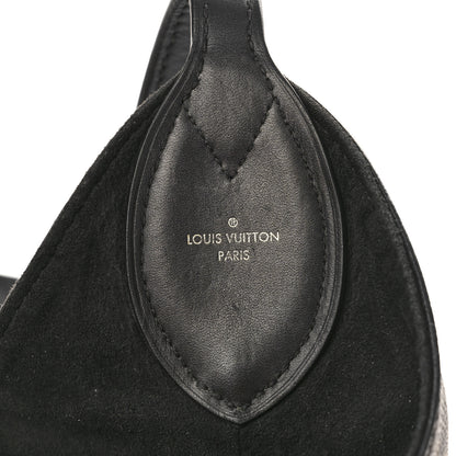Louis Vuitton Monogram Flower Hobo Black 6 of 10