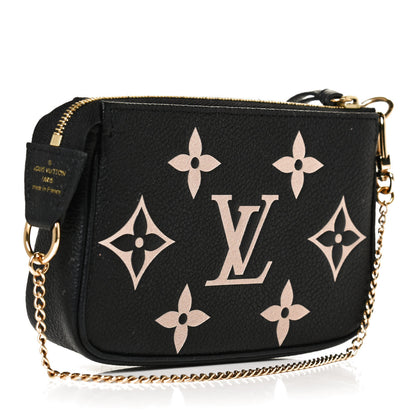 Louis Vuitton Empreinte Monogram Giant Mini Pochette Accessories Black 3 of 9
