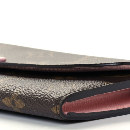 Louis Vuitton Monogram Emilie Wallet Rose Ballerine 8 of 12