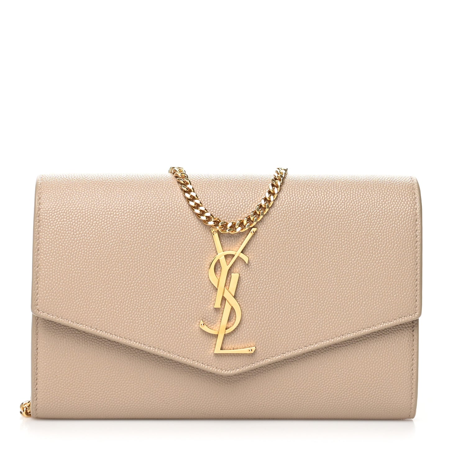 Grain De Poudre Monogram Uptown Chain Wallet Nude Powder