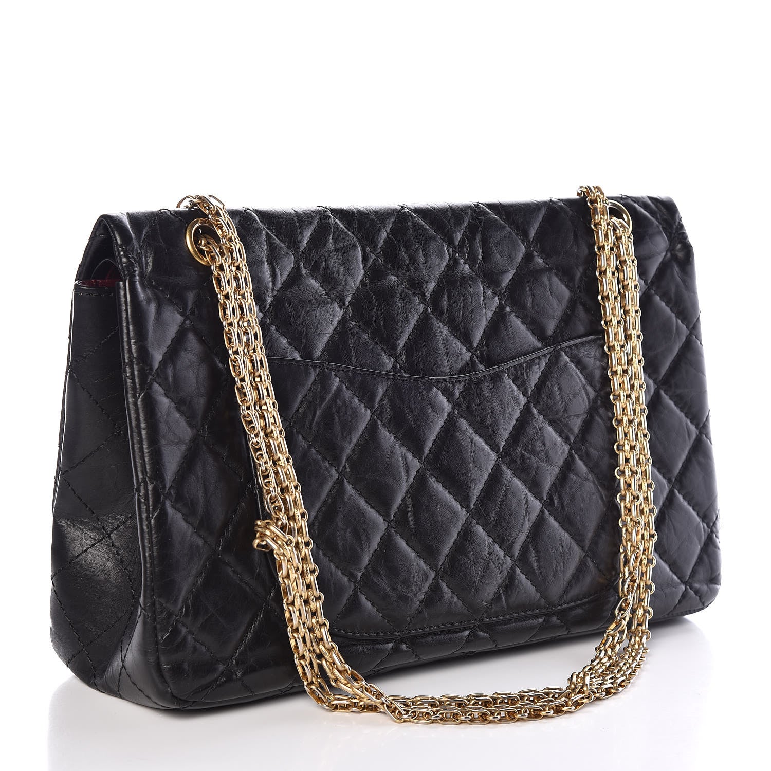 Chanel Aged Calfskin Quilted 2.55 Reissue 227 Flap Black 4 of 10