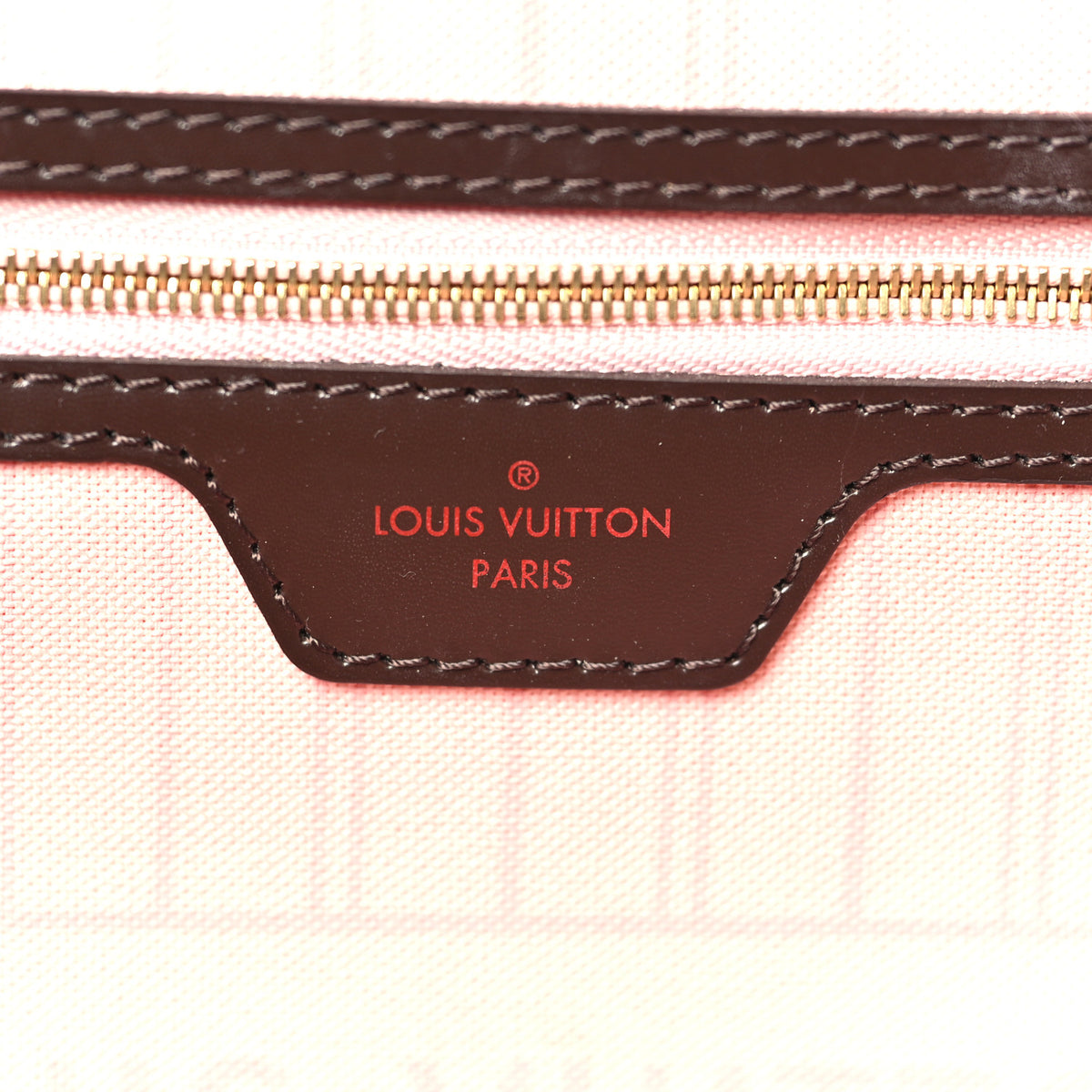 Damier Ebene Neo Neverfull MM Rose Ballerine