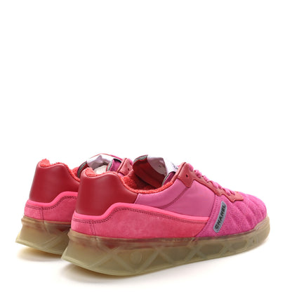 Chanel Suede Calfskin Quilted Sneakers 40.5 Pink 5 of 9