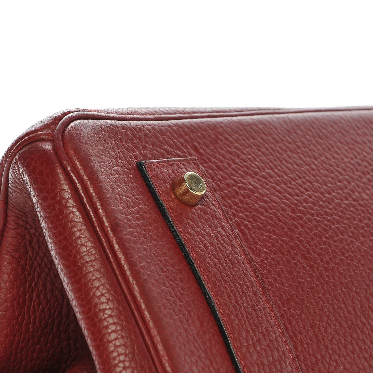 Hermes Taurillon Clemence JPG Birkin 42 Rouge H 33 of 33