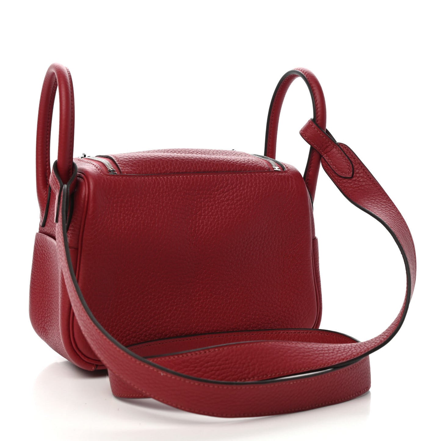 Taurillon Clemence Mini Lindy 20 Rouge Grenat