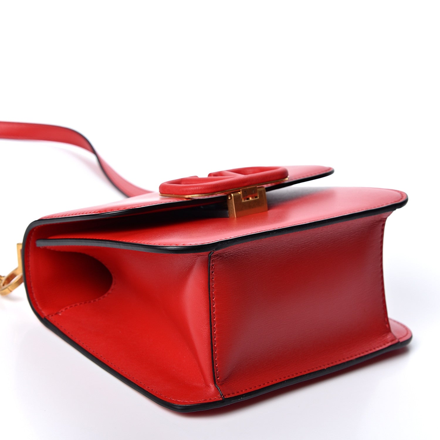 Valentino Garavani Smooth Calfskin Small VSling Shoulder Bag Red 3 of 8