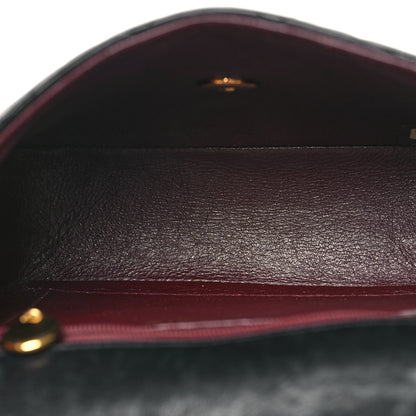 Chanel Lambskin Quilted Mini Square Flap Bag Black 5 of 13