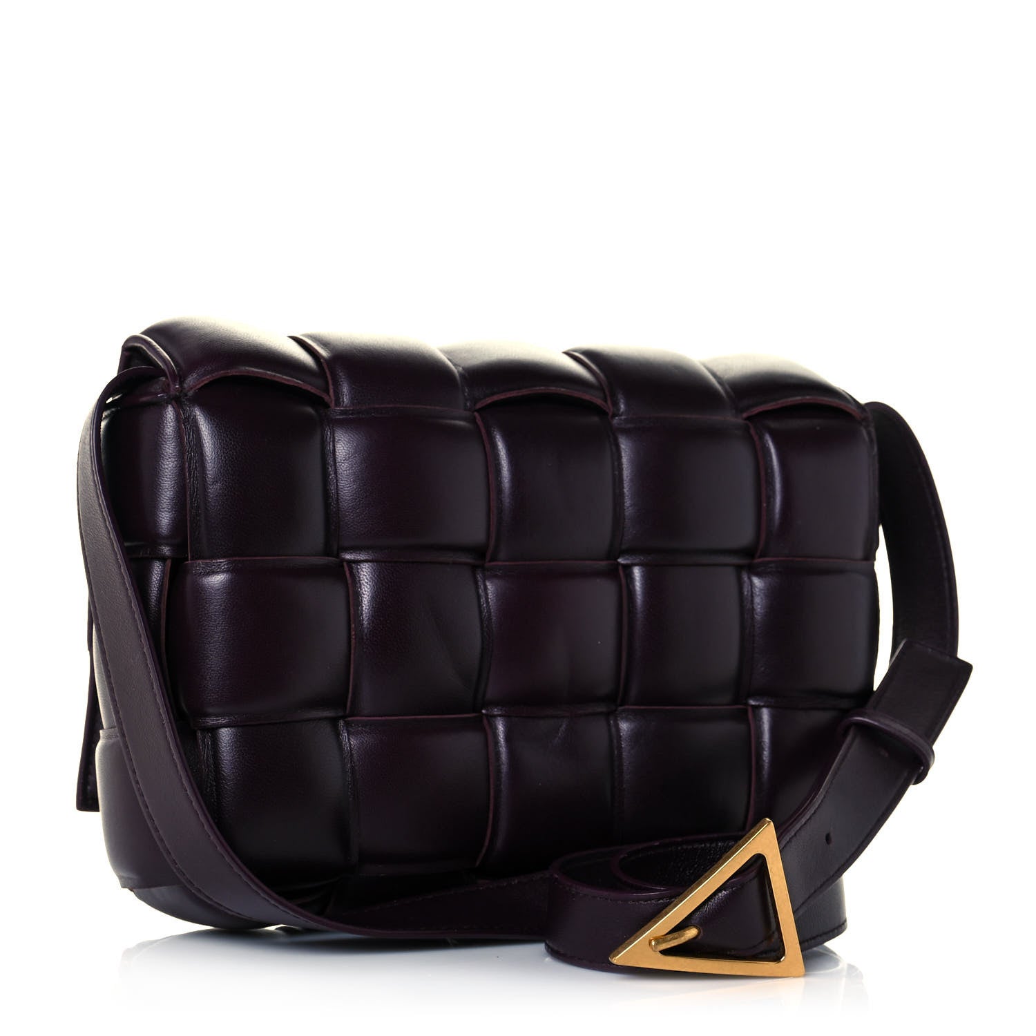Bottega Veneta Nappa Maxi Intreccio Padded Cassette Crossbody Bag Grape 3 of 16