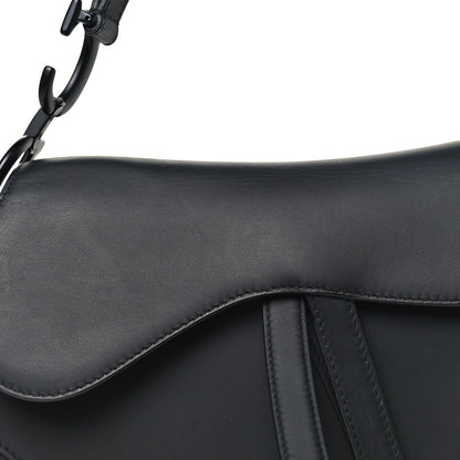 Christian Dior Ultra Matte Calfskin Saddle Bag Black 8 of 10