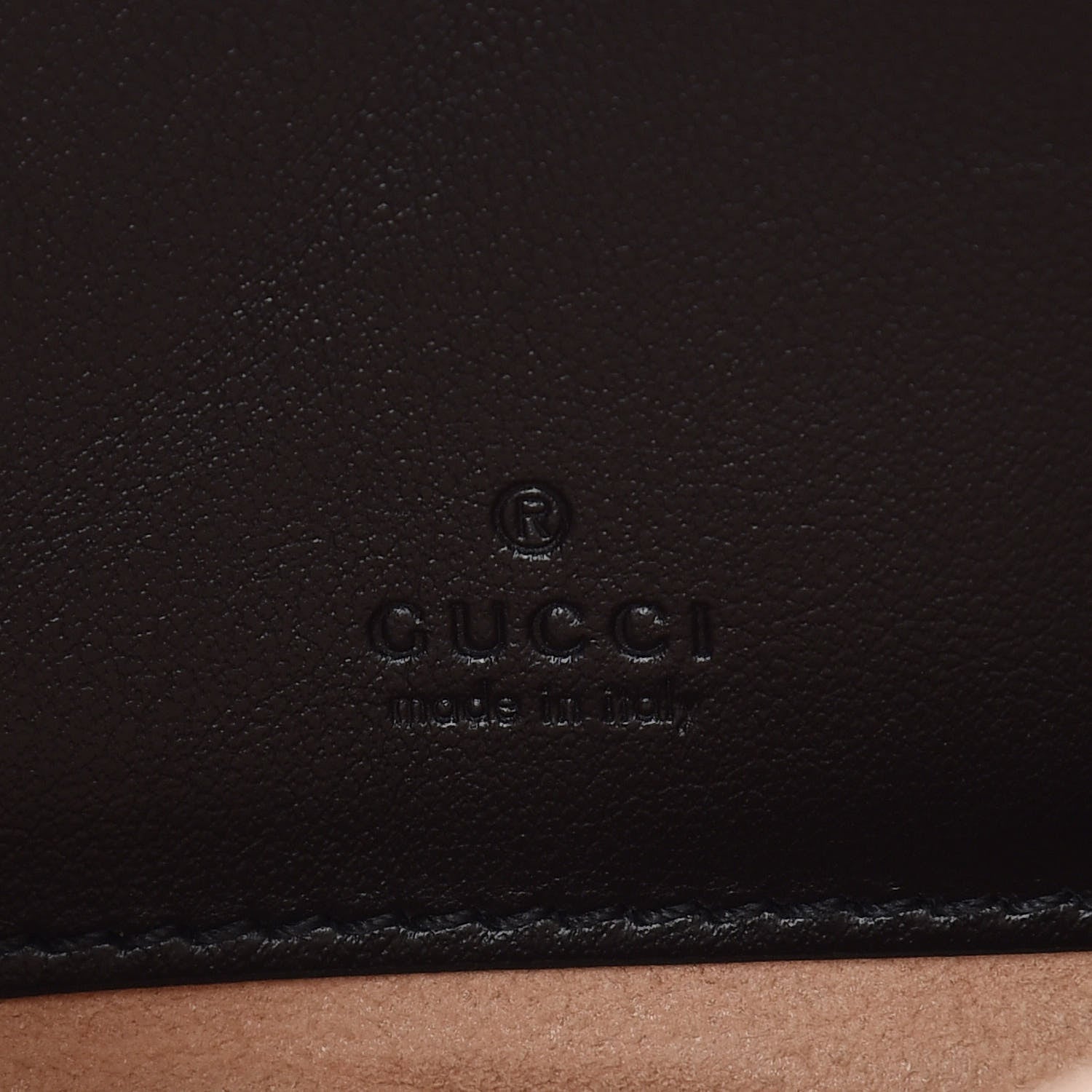 Gucci Calfskin Matelasse Mini GG Marmont Chain Crossbody Bag Black 6 of 10