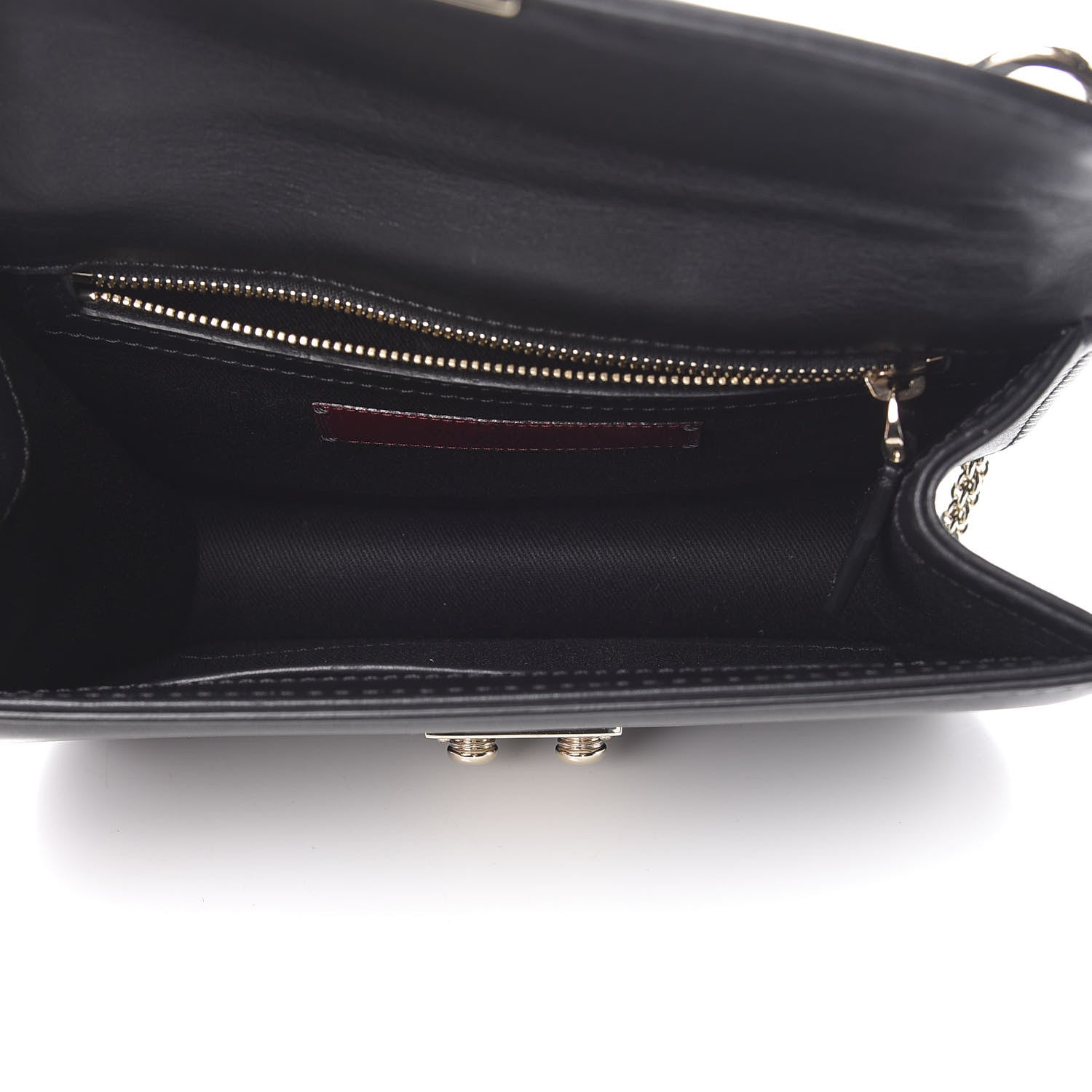 Valentino Garavani Vitello Small Glam Lock Rockstud Flap Black 5 of 11
