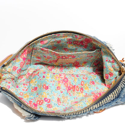 Louis Vuitton Denim Patchwork Pouchy Blue 7 of 7