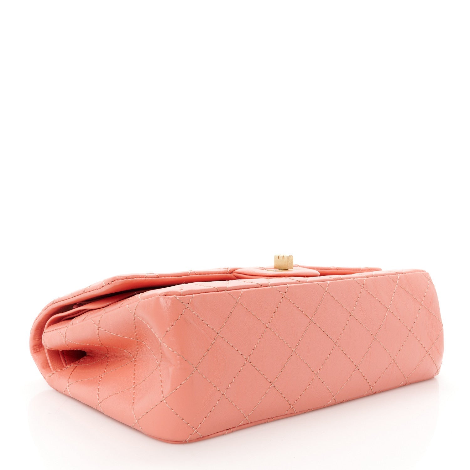 Chanel Aged Calfskin Quilted 2.55 Reissue 225 Flap Pink 3 of 8