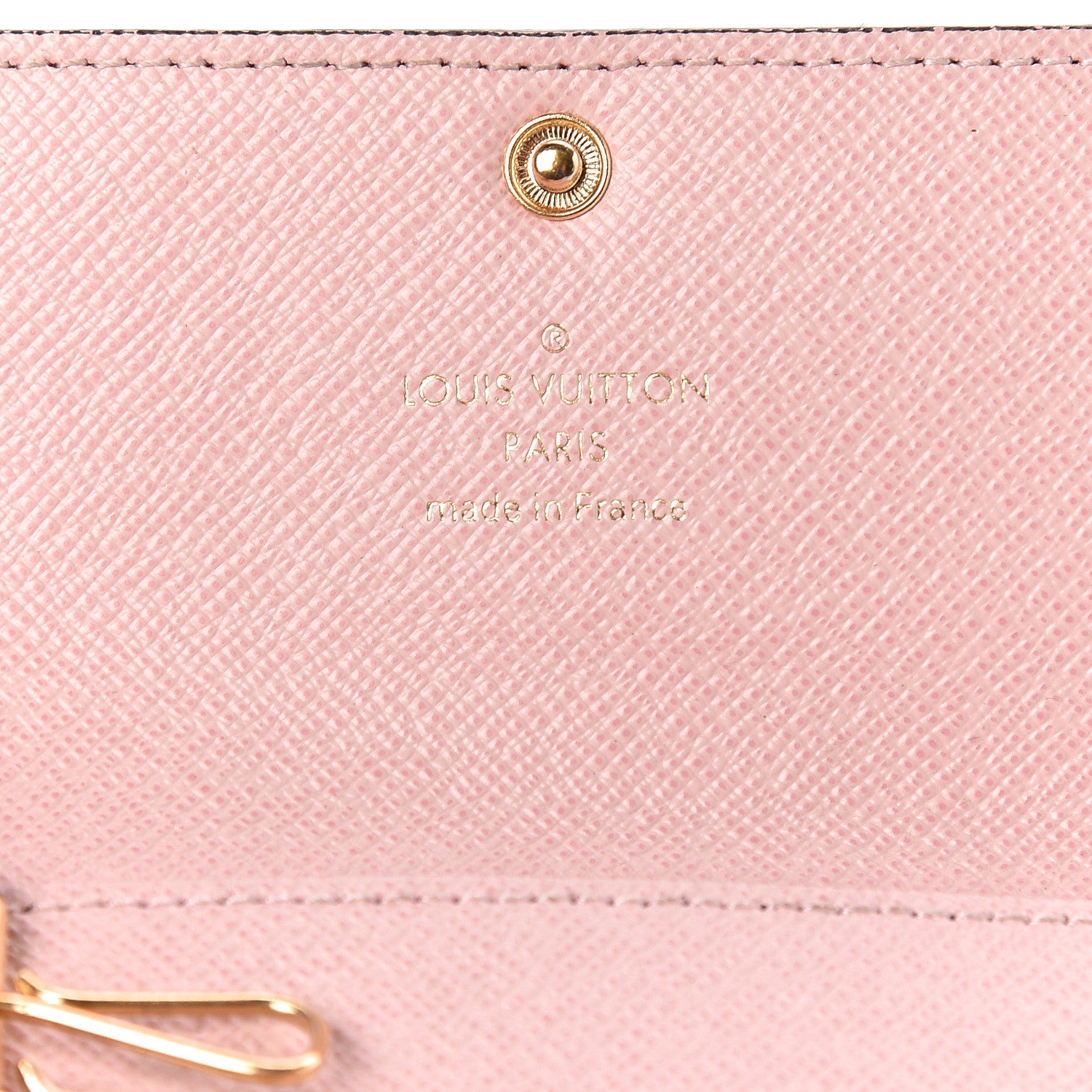 Louis Vuitton Damier Ebene Multicles 6 Key Holder Rose Ballerine 6 of 7