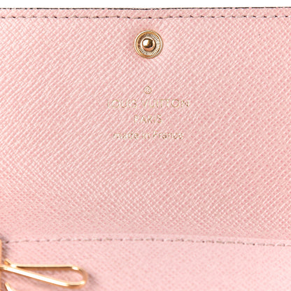 Louis Vuitton Damier Ebene Multicles 6 Key Holder Rose Ballerine 6 of 7