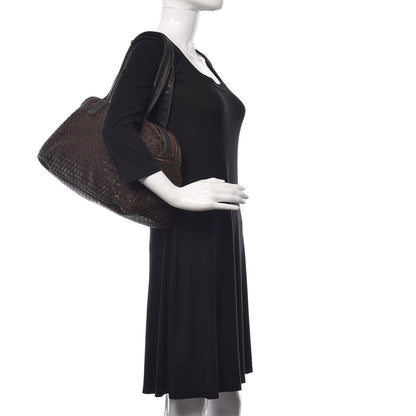 Bottega Veneta Nappa Intrecciato Bowler Ebano 2 of 17