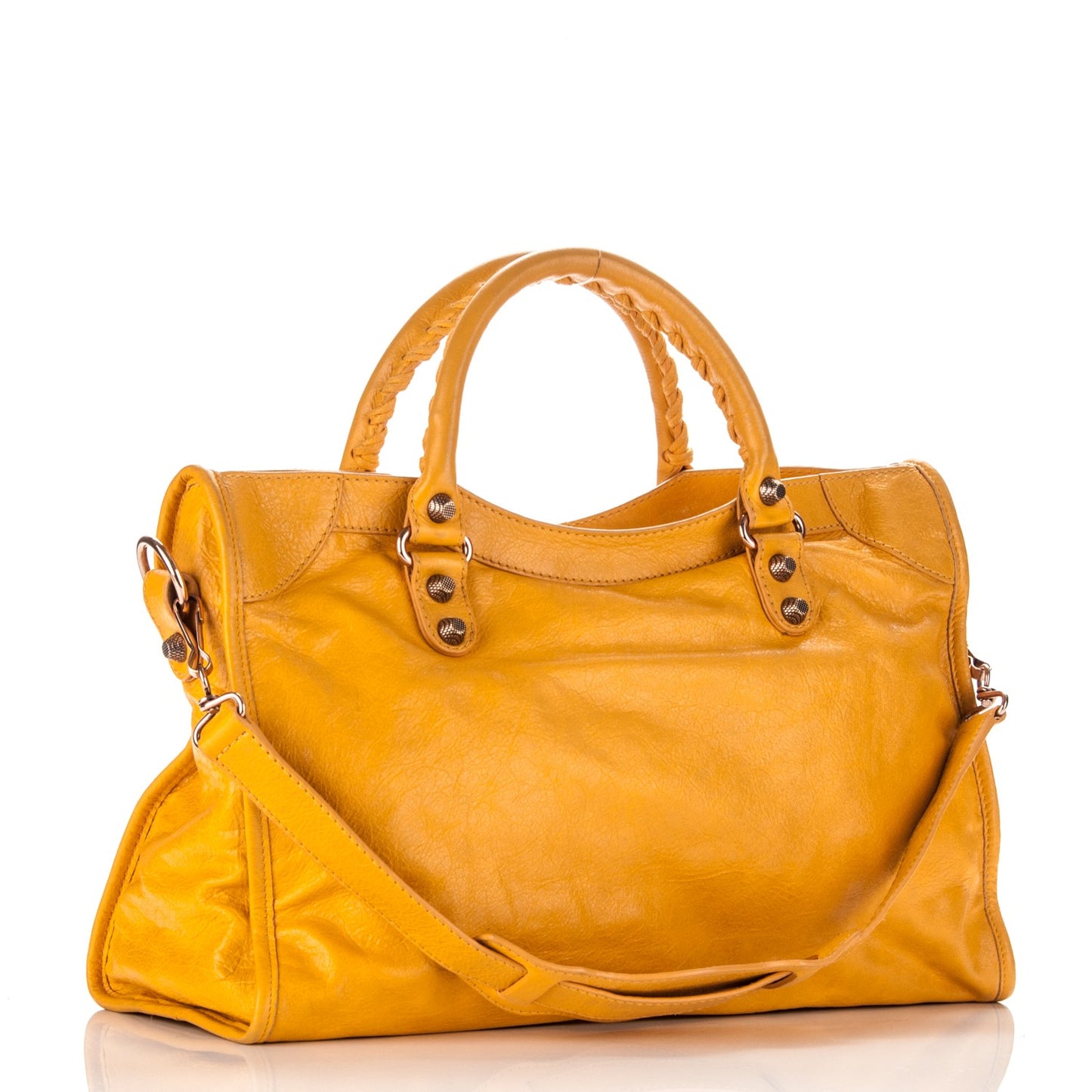 Agneau Giant 12 Rose Gold Hardware City Mangue