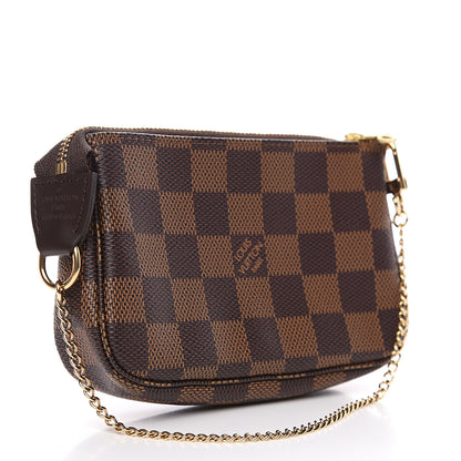 Louis Vuitton Damier Ebene Mini Pochette Accessories 2 of 7