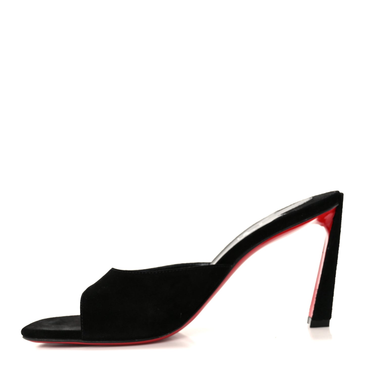 Veau Velours Condora 85 Mules 37 Black