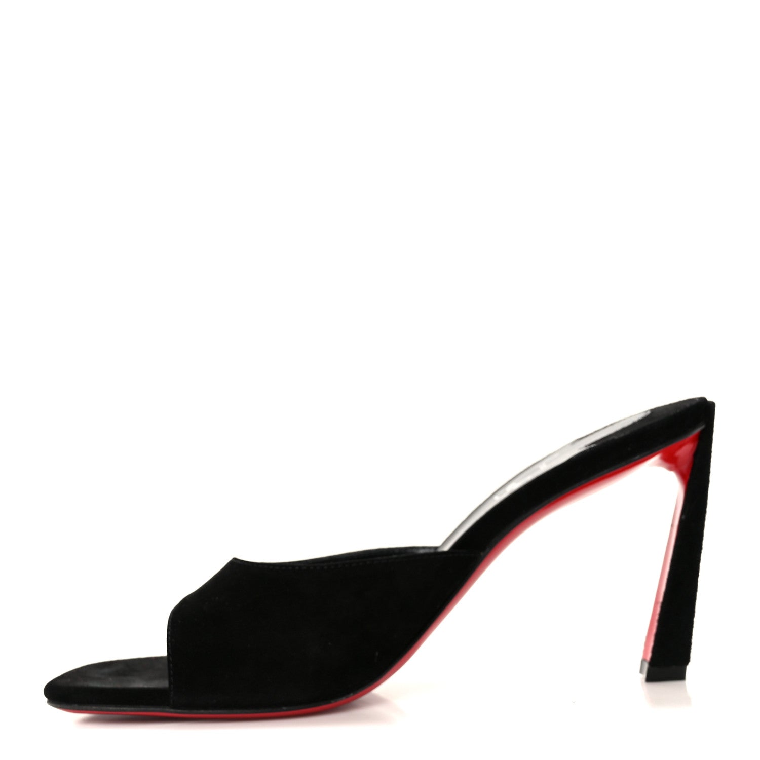 Christian Louboutin Veau Velours Condora 85 Mules 37 Black 1 of 8