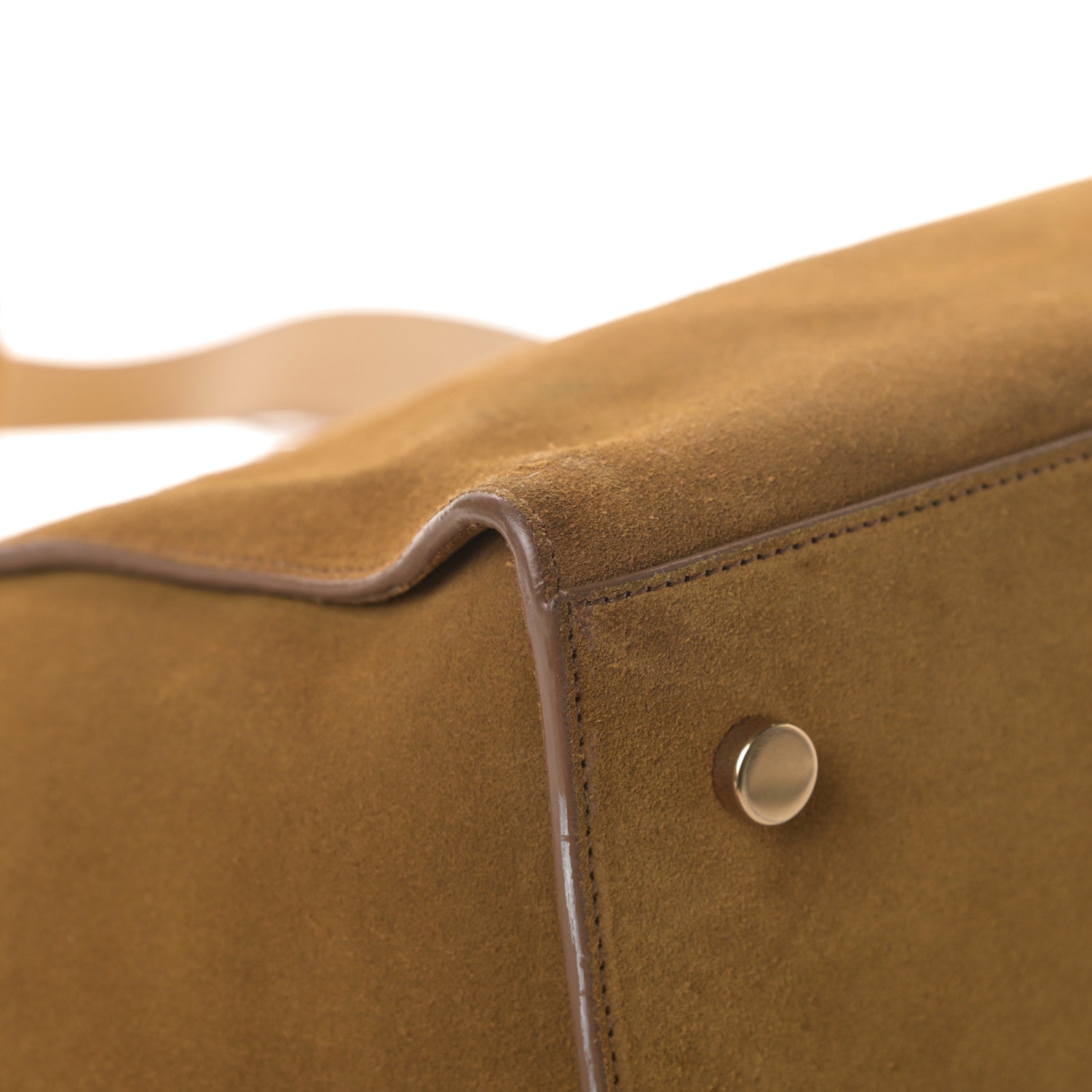 Saint Laurent Suede Small Monogram Downtown Cabas Light Ocre 11 of 18
