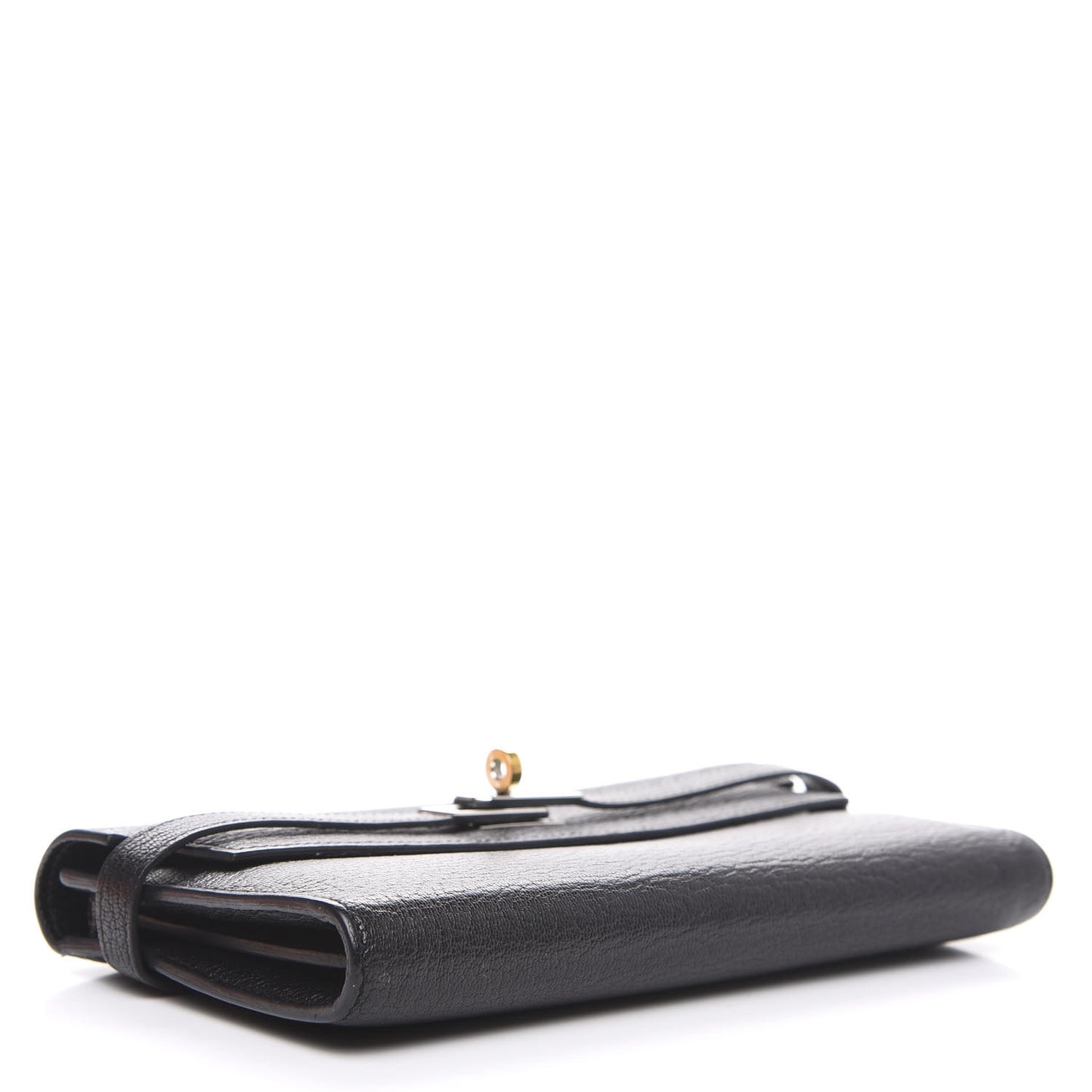 Chevre Mysore Kelly Longue Wallet Black