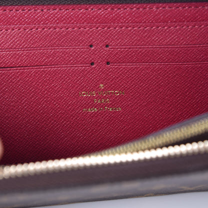 Louis Vuitton Monogram Clemence Wallet Fuchsia 6 of 7