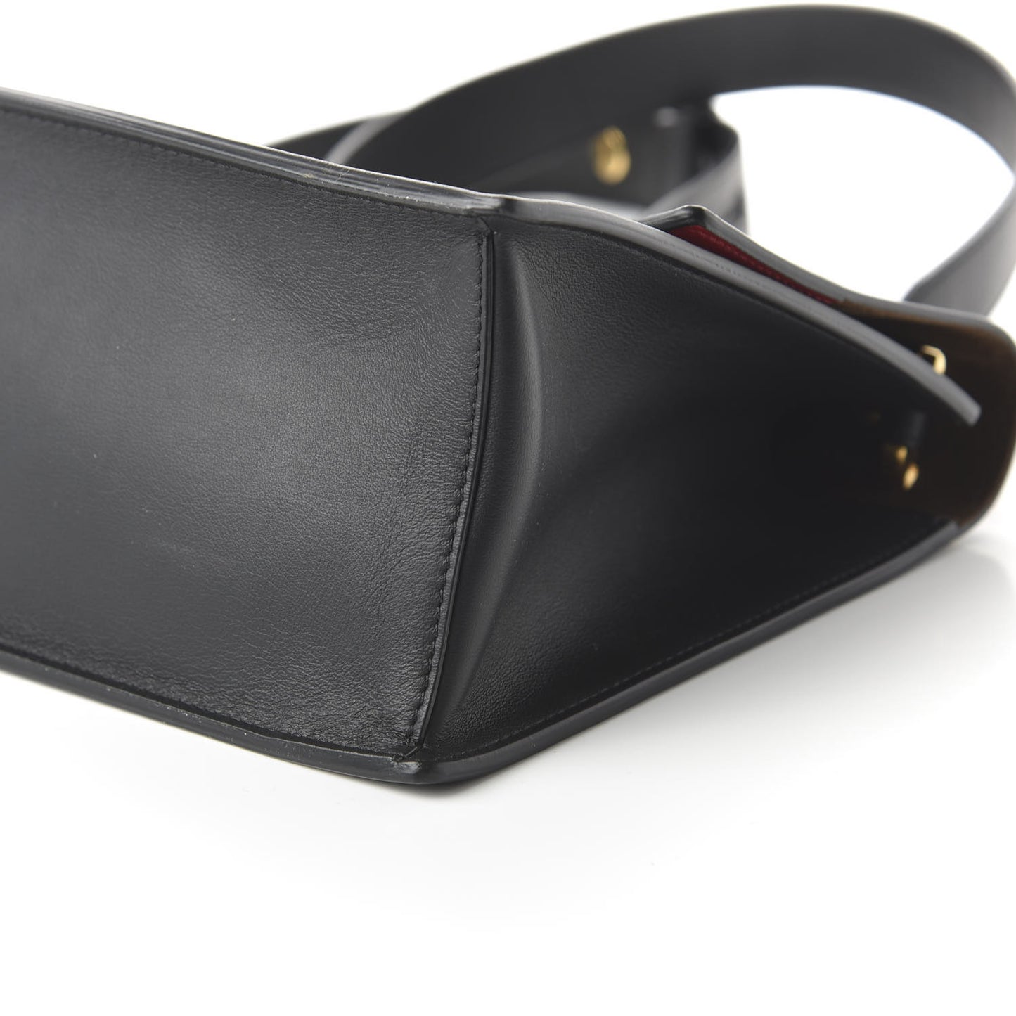 Vitello Grace Matte F is Fendi Kan U Shoulder Bag Black