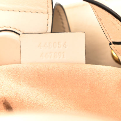 Gucci Calfskin Matelasse Small GG Marmont Tote White 7 of 13
