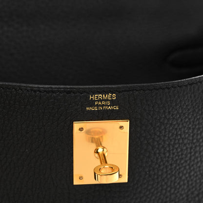 Hermes Togo Kelly Retourne 28 Black 5 of 18