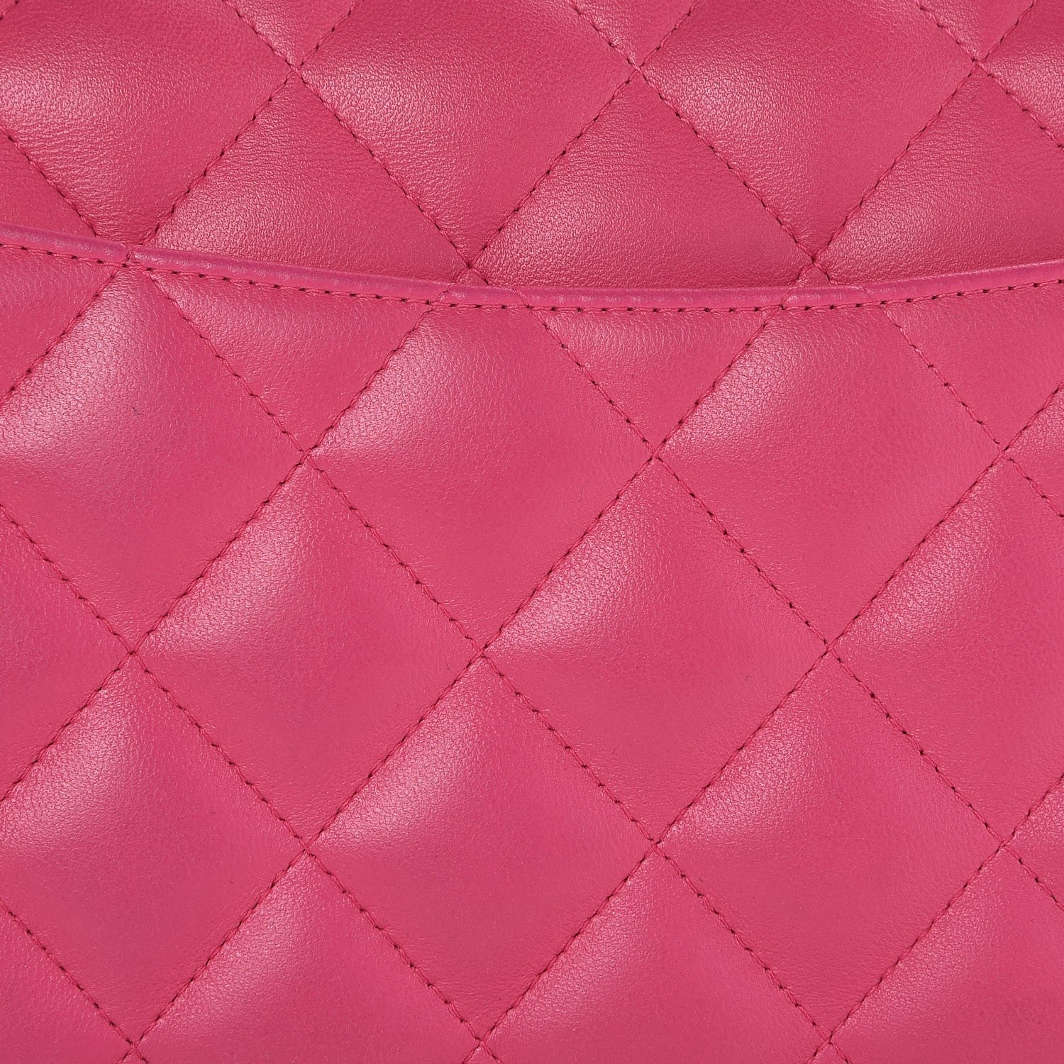 Chanel Lambskin Quilted Jumbo Double Flap Dark Pink 8 of 12