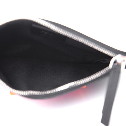 Fendi Vitello Century Vocabulary Love Pouch Black Multicolor 5 of 8