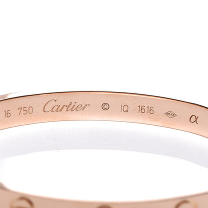 Cartier 18K Pink Gold LOVE Bracelet 16 4 of 4