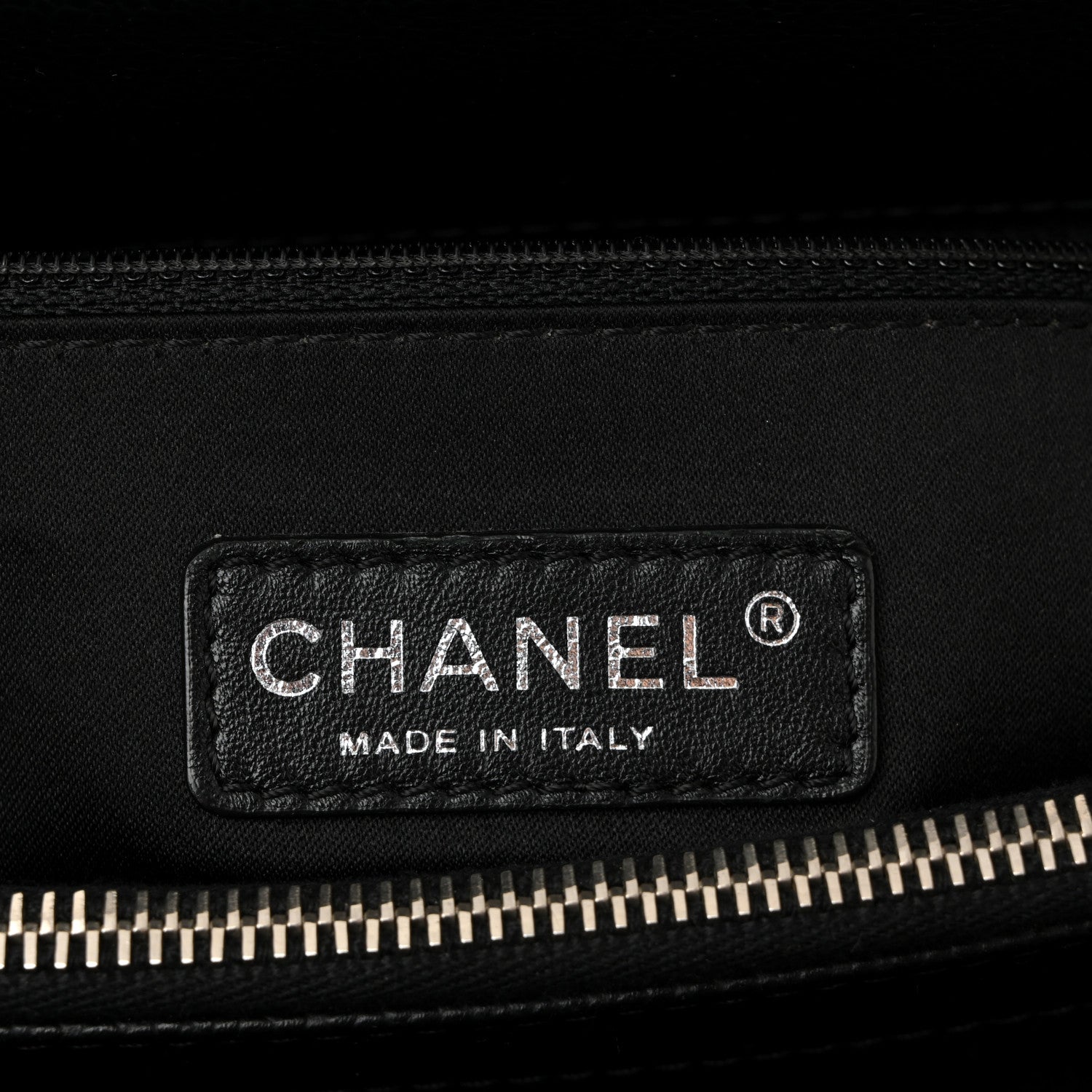 Chanel Caviar Quilted Grand Shopping Tote GST Black 6 of 10