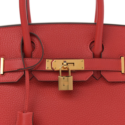 Hermes Togo Birkin 30 Rouge Tomate 7 of 14