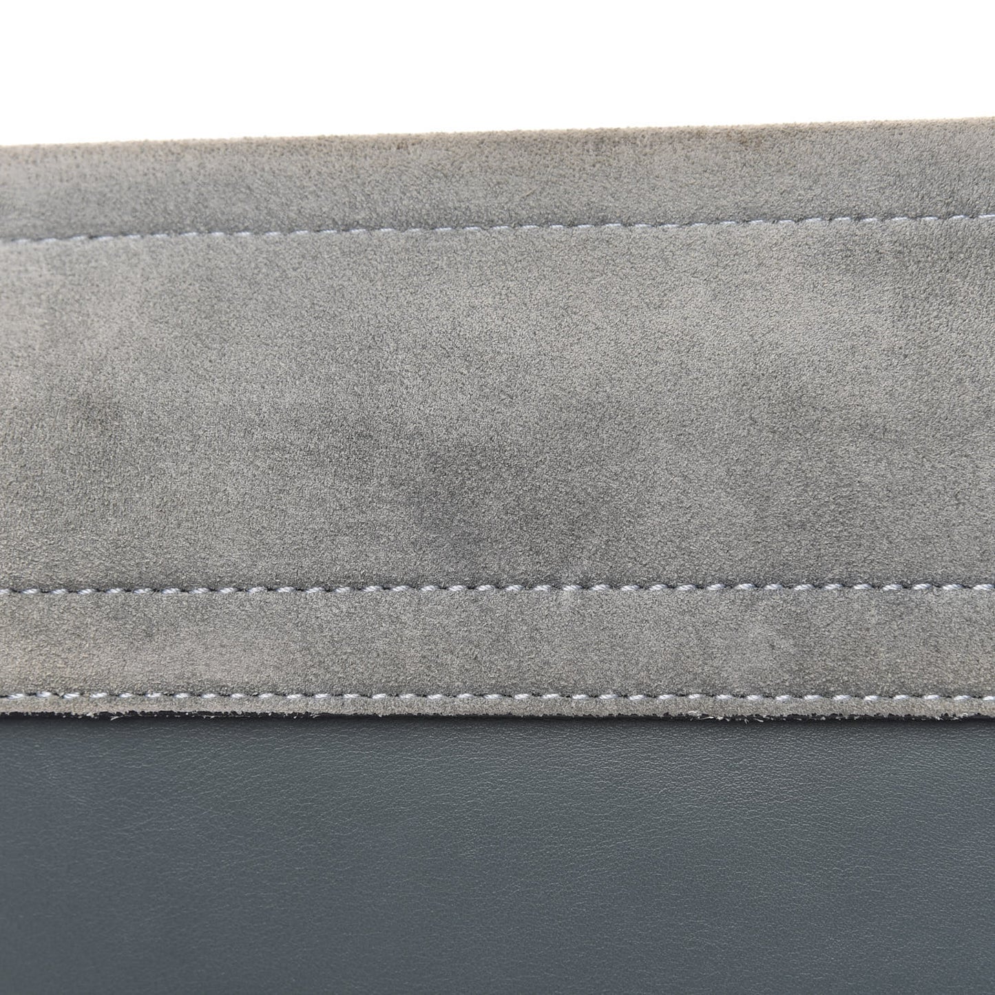 Suede Calfskin Medium Faye Shoulder Bag Cloudy Blue