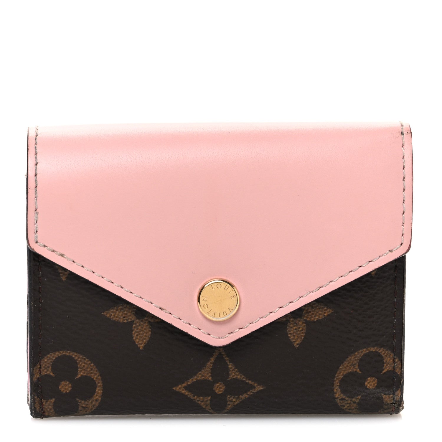 Louis Vuitton Monogram Zoe Wallet Rose Ballerine 1 of 8