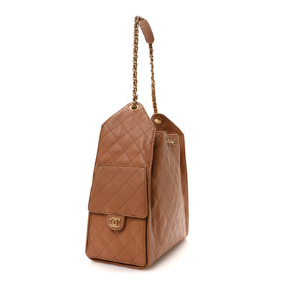 Chanel Caviar Quilted Medium Chanel 25 Handbag Brown 4 of 12