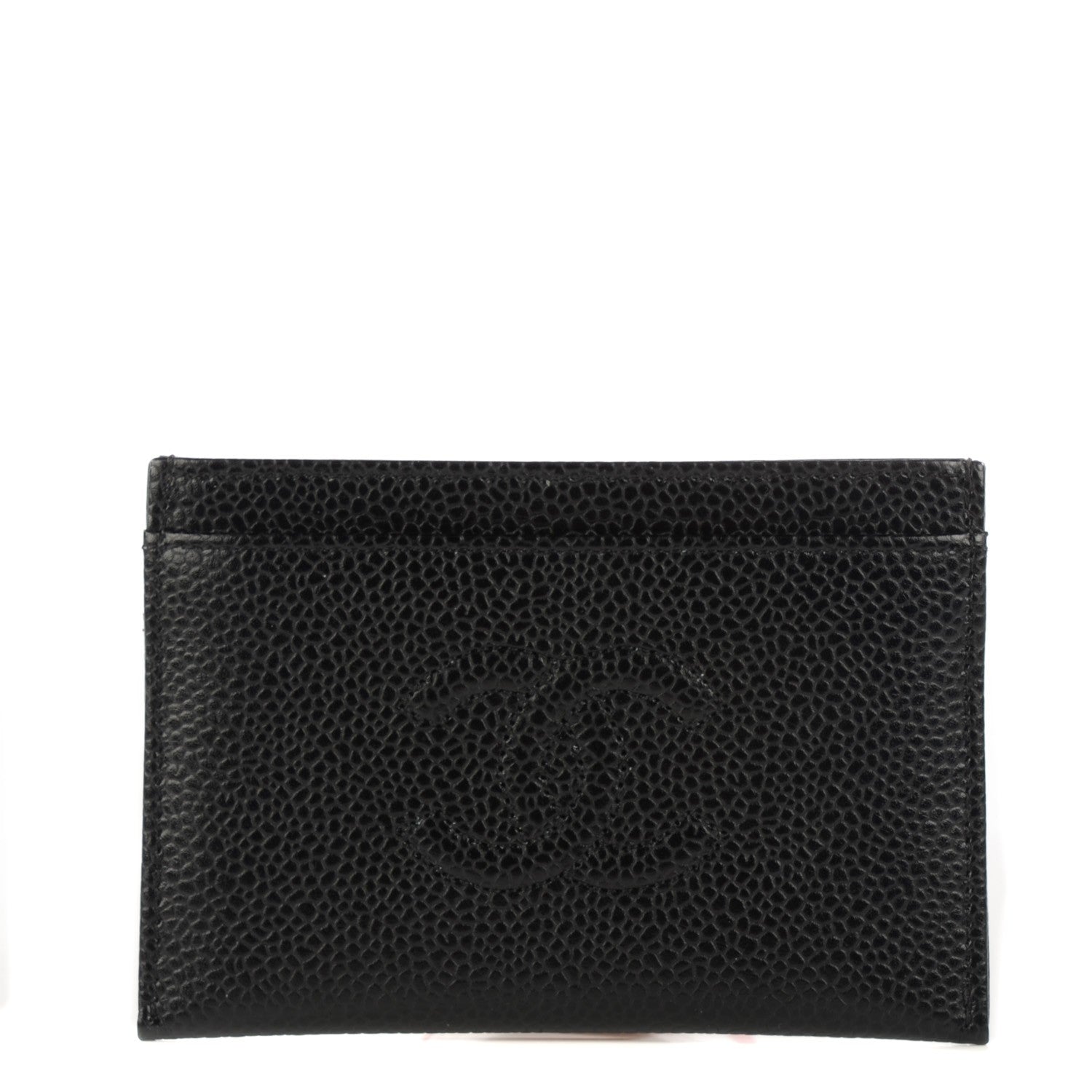 Chanel Caviar Timeless CC Card Holder Black 1 of 7