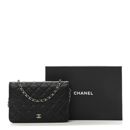 Chanel Caviar Quilted Clutch With Chain Black 11 of 11
