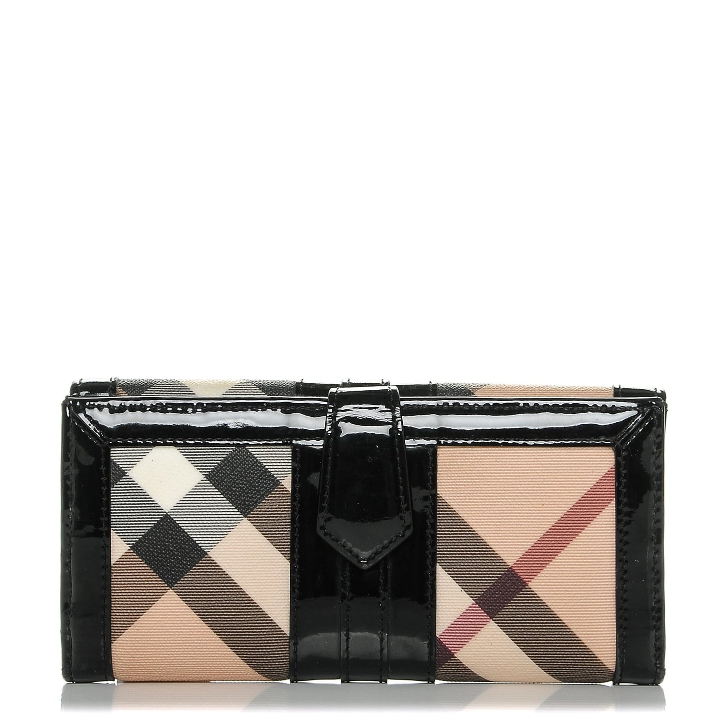 Supernova Check Penrose Continental Wallet Black