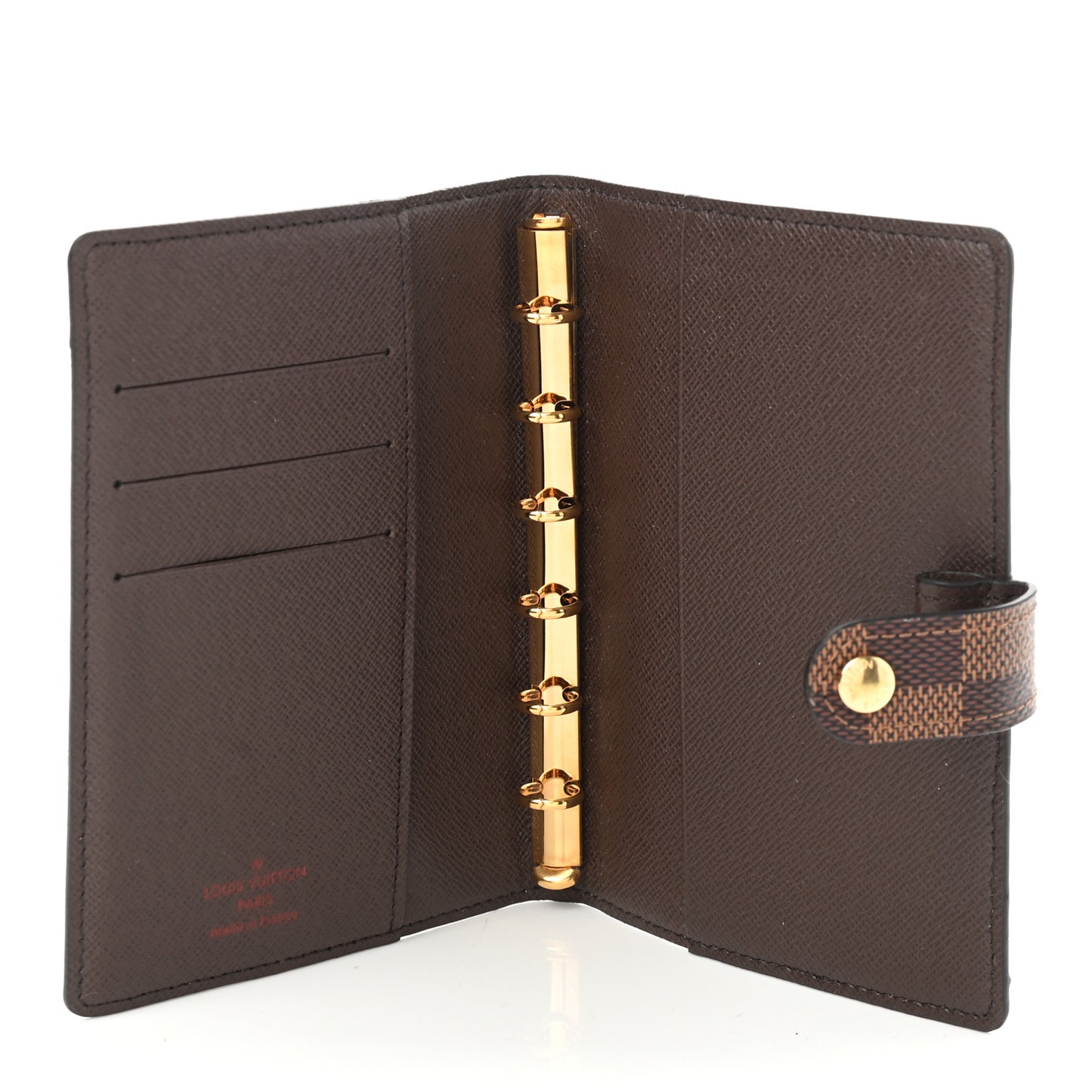 Damier Ebene Small Ring Agenda Cover