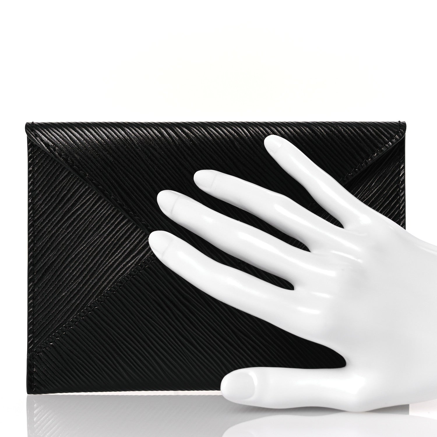 Louis Vuitton Epi Envelope Pouch Black 2 of 6