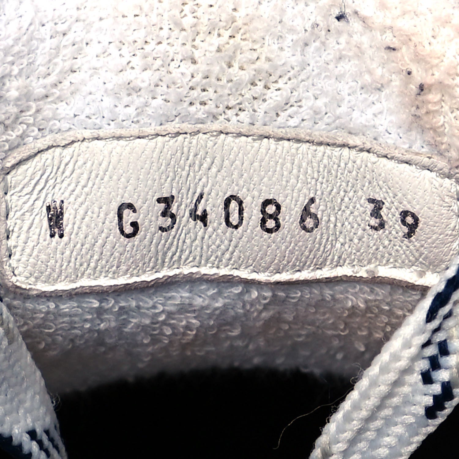 Chanel Calfskin Mesh Lycra Womens Logo Sneakers 39 White 6 of 7