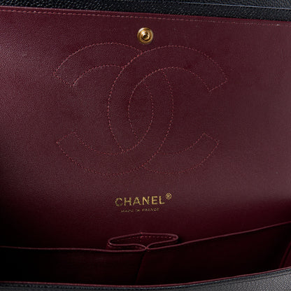 Chanel Caviar Quilted Jumbo Double Flap Black 6 of 13